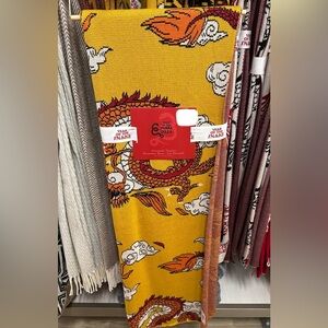 2025 Year of the Snake Throw/ Blanket Yellow/Red